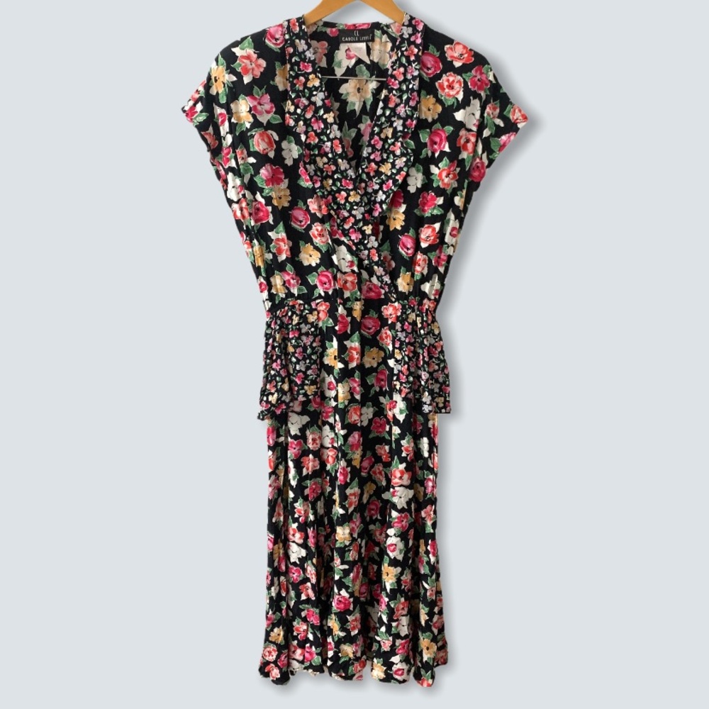 Vintage Midi Floral Dress
